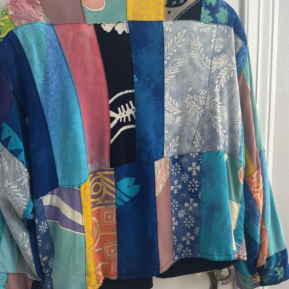 Colorful Patchwork Shacket - image 4